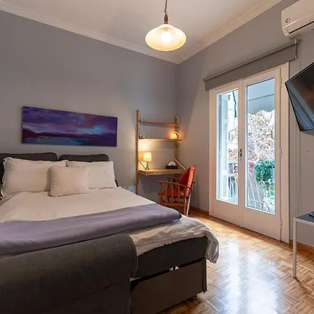 Livanos Charming Studio Steps From Metro Athen Exterior foto